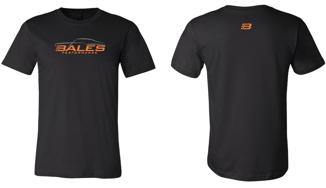 Black Bales Shirt with Orange
